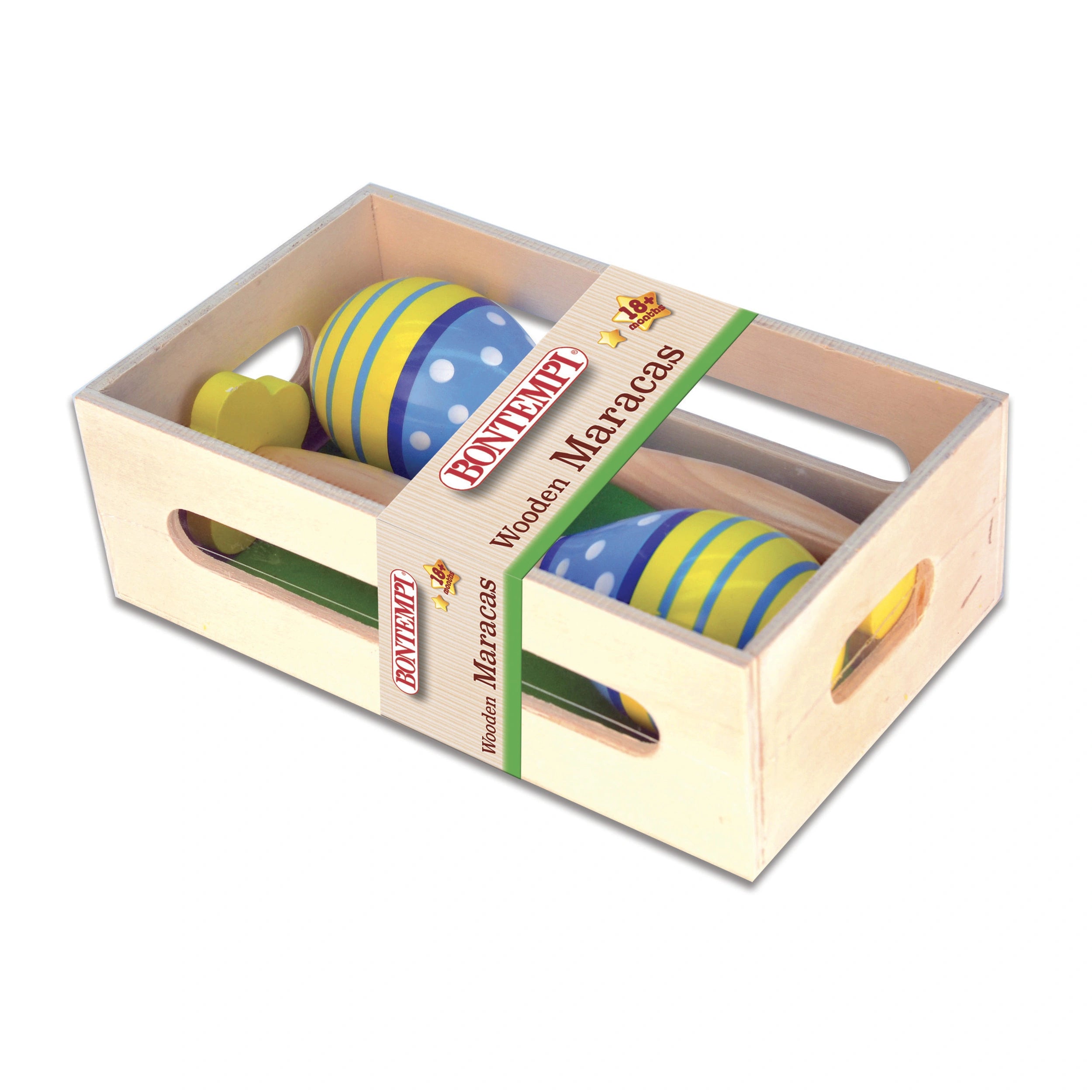Bontempi - Houten Maracas - Muziekinstrumenten