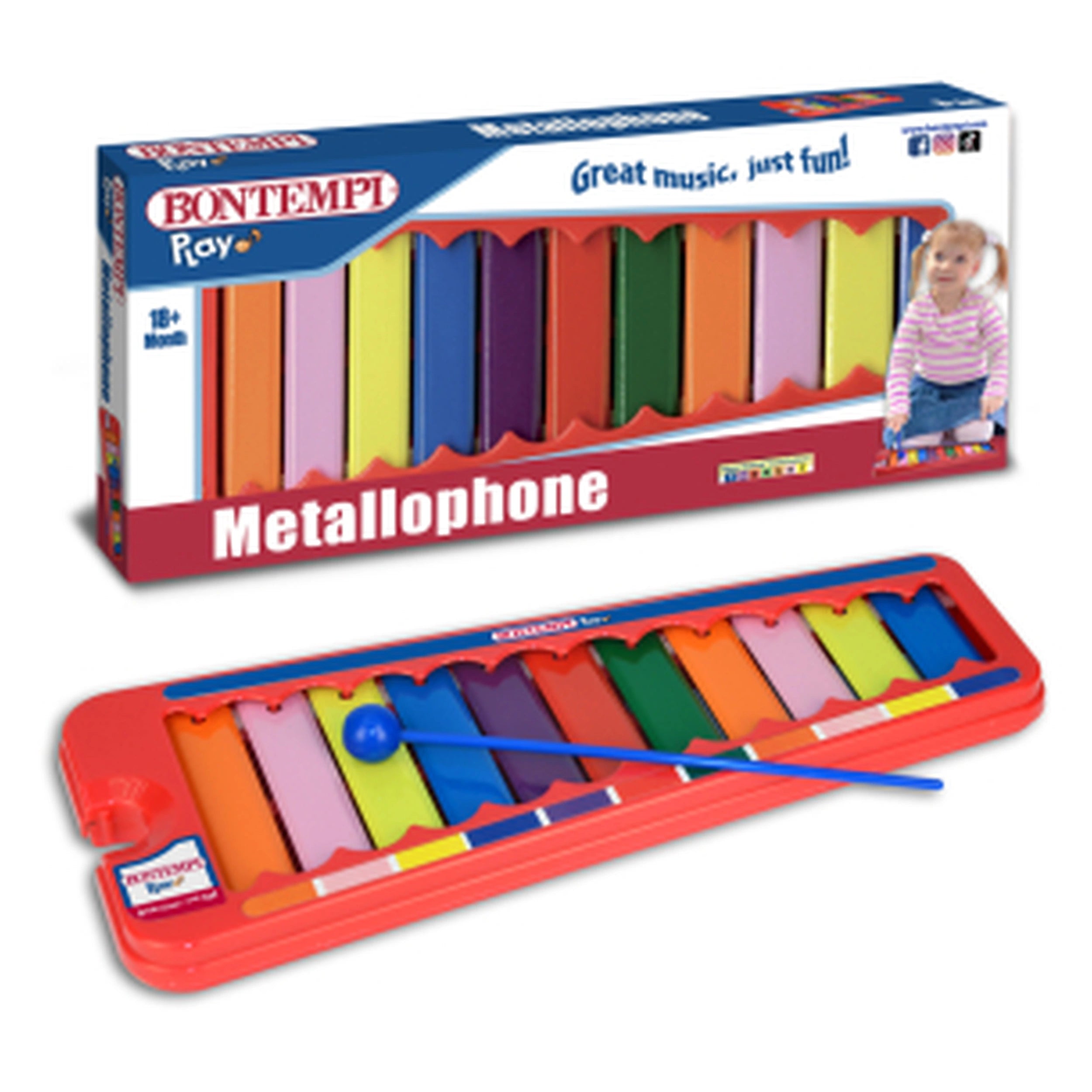 Bontempi-Houten-Tamboerijn-Muziekinstrumenten