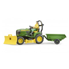 Bruder - Bworld John Deere Lawn Tractor With Trailer - Action & Toy Figures