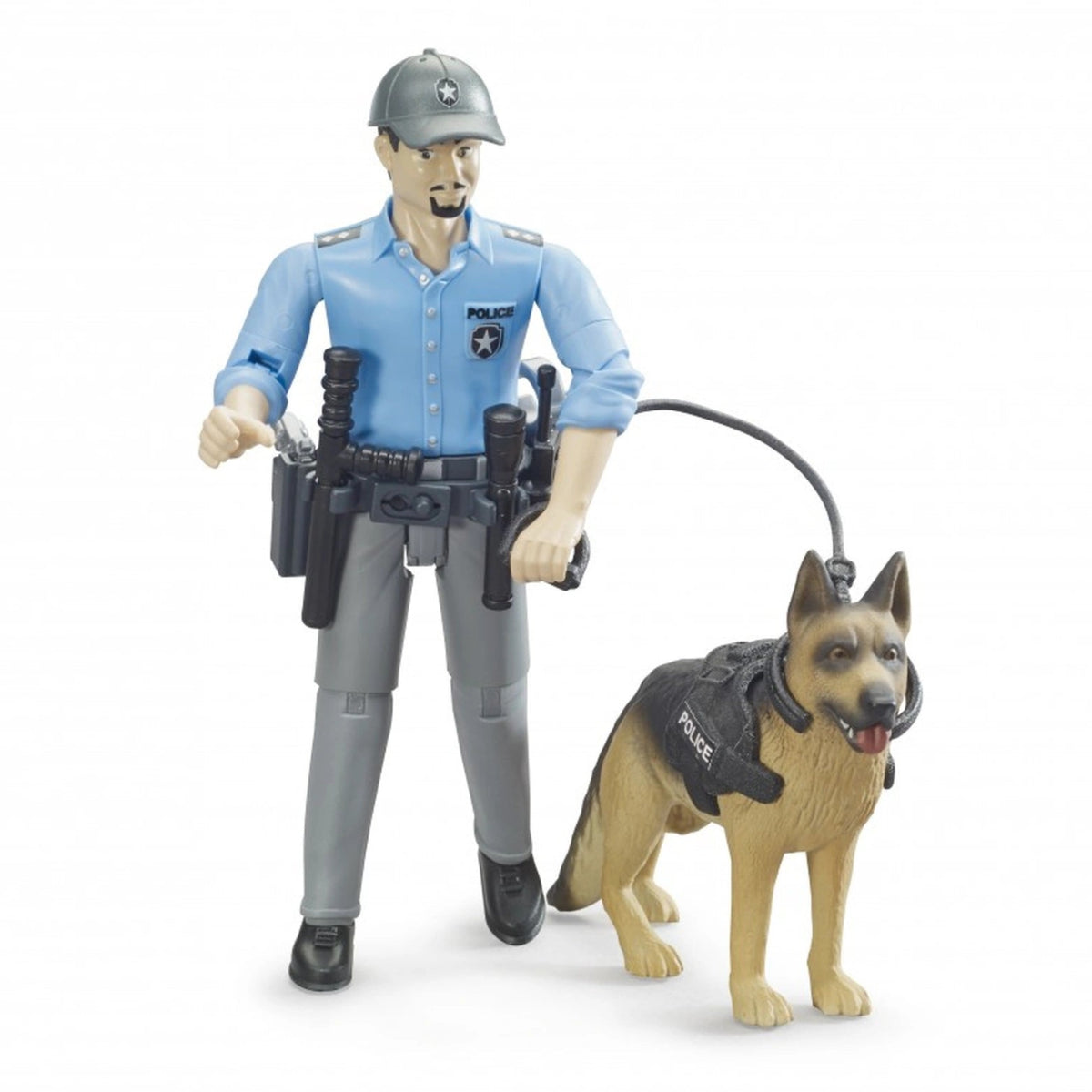 Bruder - Bworld Police Officer With Dog - Action & Toy Figures