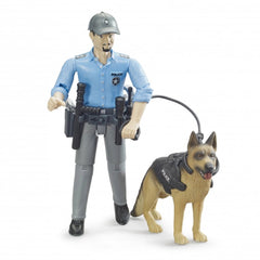 Bruder - Bworld Police Officer With Dog - Action & Toy Figures