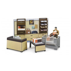 Bruder - Bworld Ups Parcel Shop - Action & Toy Figures