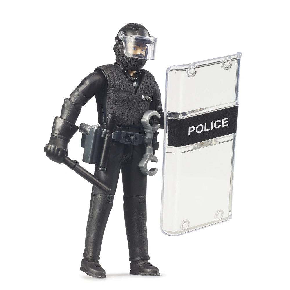 Bruder - bworld Special Forces Police Officer Toy Figure -  Age +4 - Action & Toy Figures