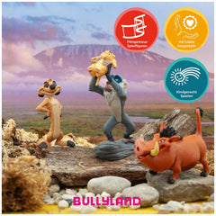 Bullyland - Disney - Rafiki met Baby Simba Speelfiguur 10 cm - De Leeuwenkoning - Actie- en Speelfiguren