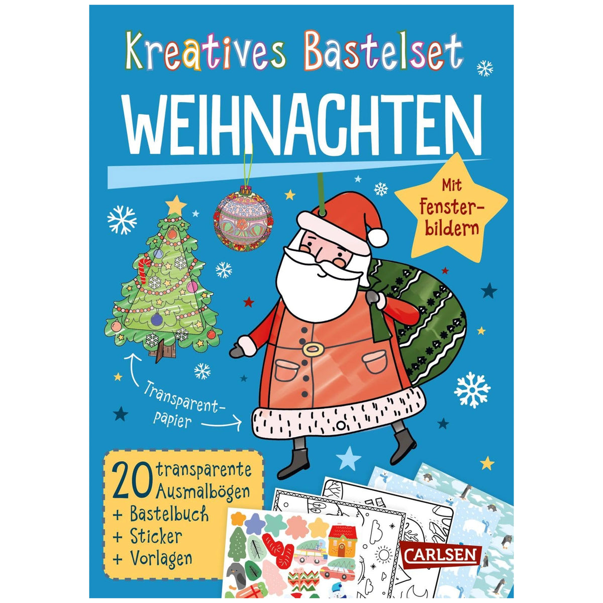CARLSEN - Creatieve knutselset - Kerst - Duitse editie
