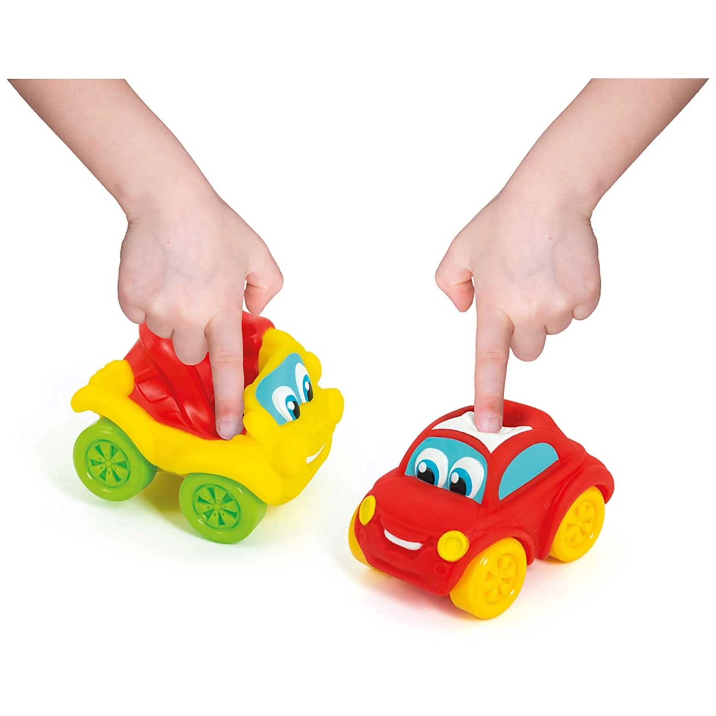 Clementoni Soft And Go - Baby Cars Soft & Go Assorted Play Vehicles