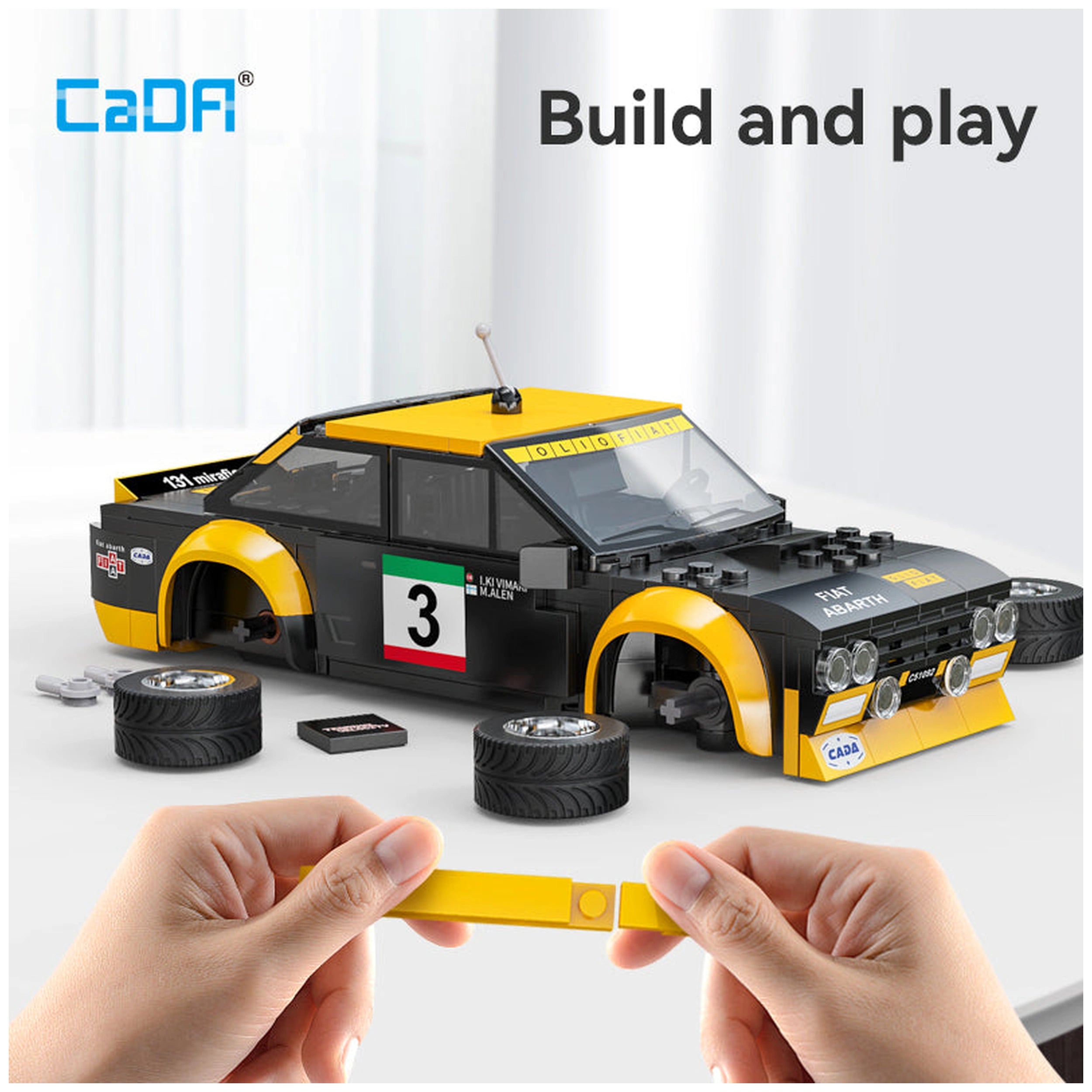 CaDA - Blade Fiat Abarth 131 Dual Mode Controller Bouwset Speelgoed