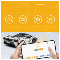 CaDA - Bouwsets - Storming Sportauto - RC Bouwset - 6 Jaar - STEM Leren