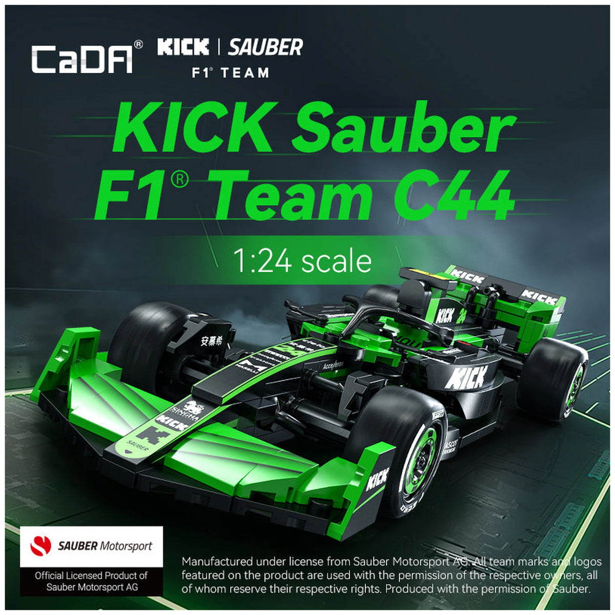 CaDA - KICK SAUBER F1 Team C44 - Construction Set Toys