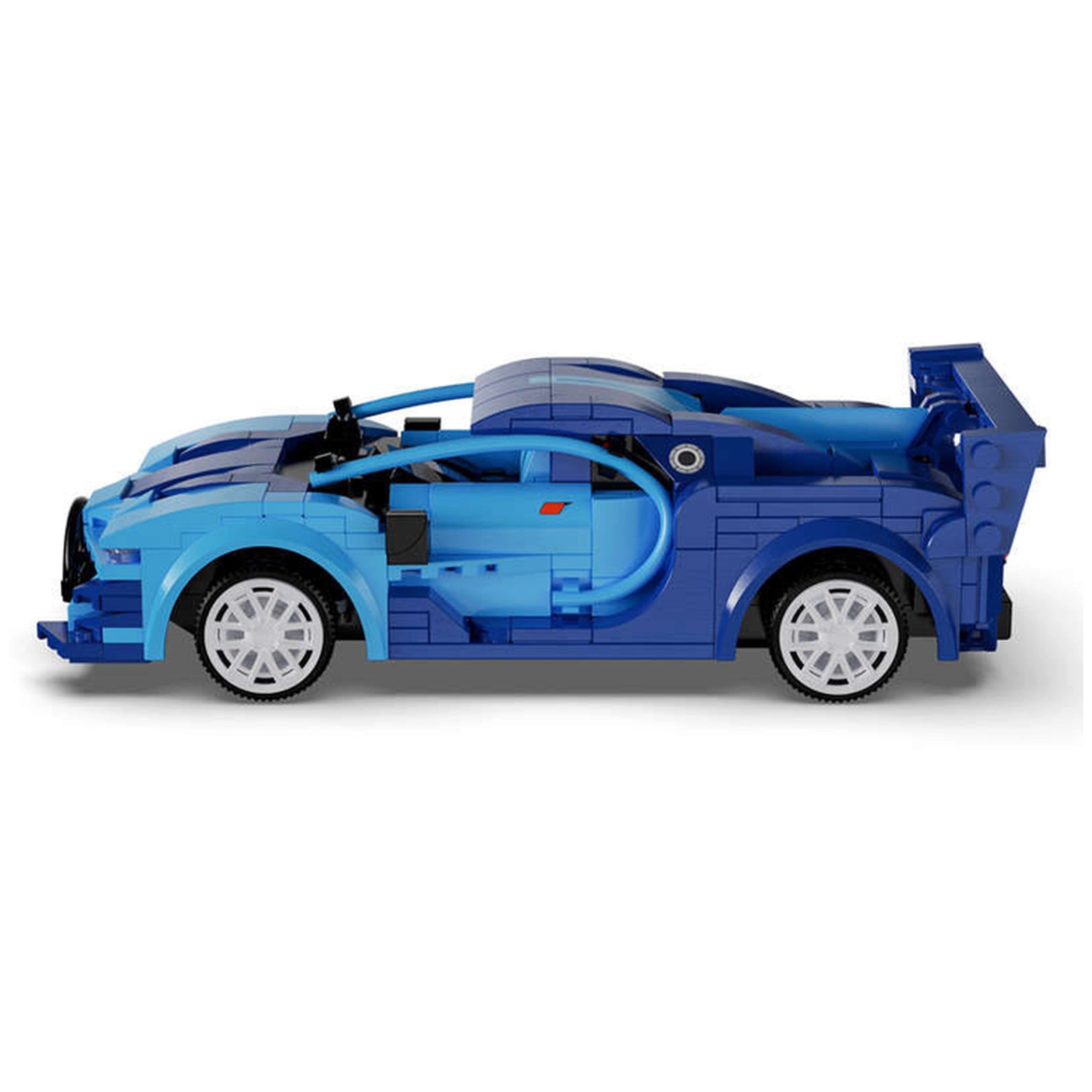 CaDA - RC Blauwe Raceauto Dual Mode Controller - Constructieset Speelgoed