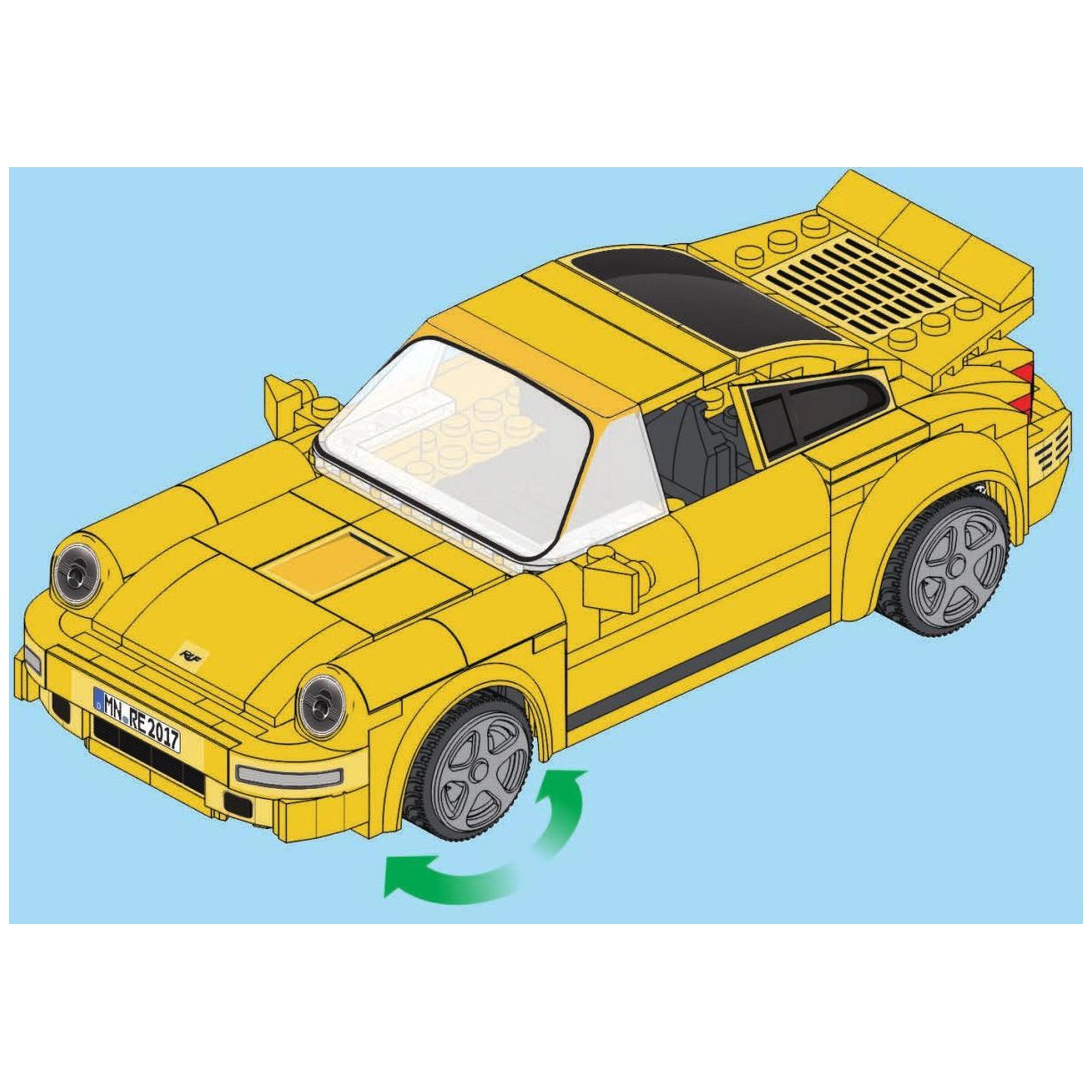 CaDA-Ruf-CTR-2017-Yellowbird-Dual-Mode-Controller-Bouwset-Speelgoed