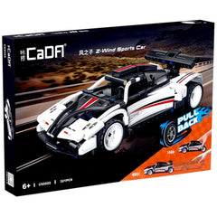 CaDA - Z-Wind Sportauto - Bouwset Speelgoed