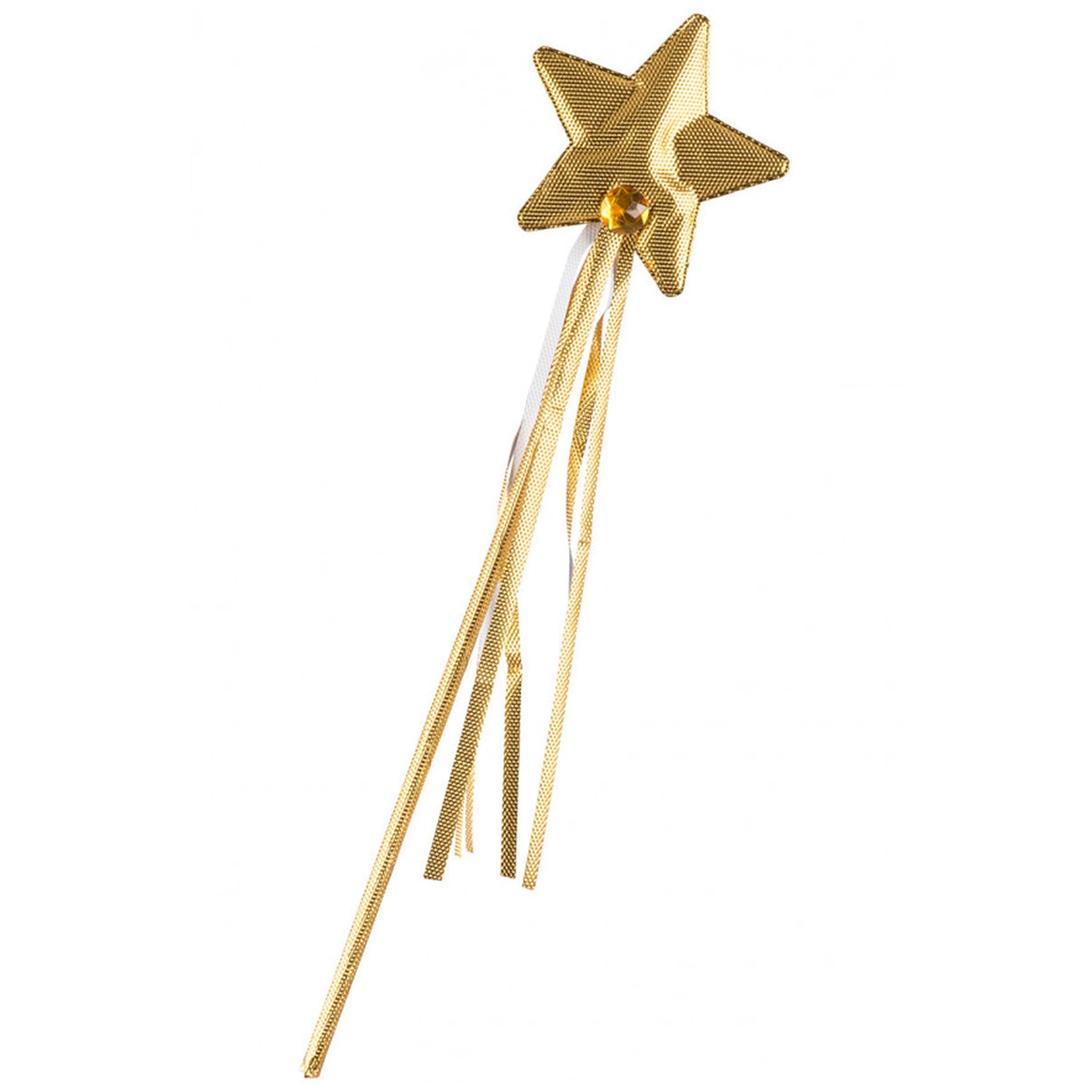 Carnival Toys - Betoverende Gouden Stoffen Feeënstaf van 37 Cm Voor Magische Rollenspelavonturen - Doen alsof Beroepen en Rollenspel