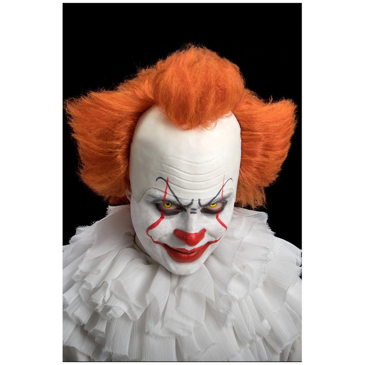 Carnival Toys - Kwaadaardige Clown Peruk Met Latex Bekertje Voor Leuk Kostuumspel - Doen alsof Beroepen En Rollenspel