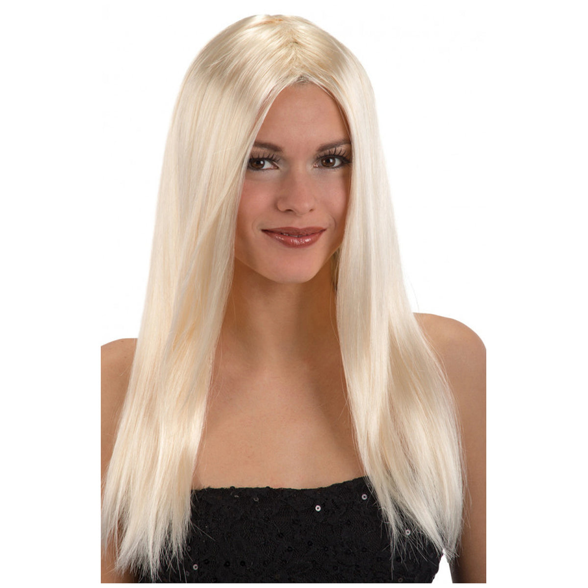 Carnival Toys - Lange Rechte Blonde Peruk Voor Verkleedplezier En Creatief Spelen - Doe-Vakanties En Rollenspellen