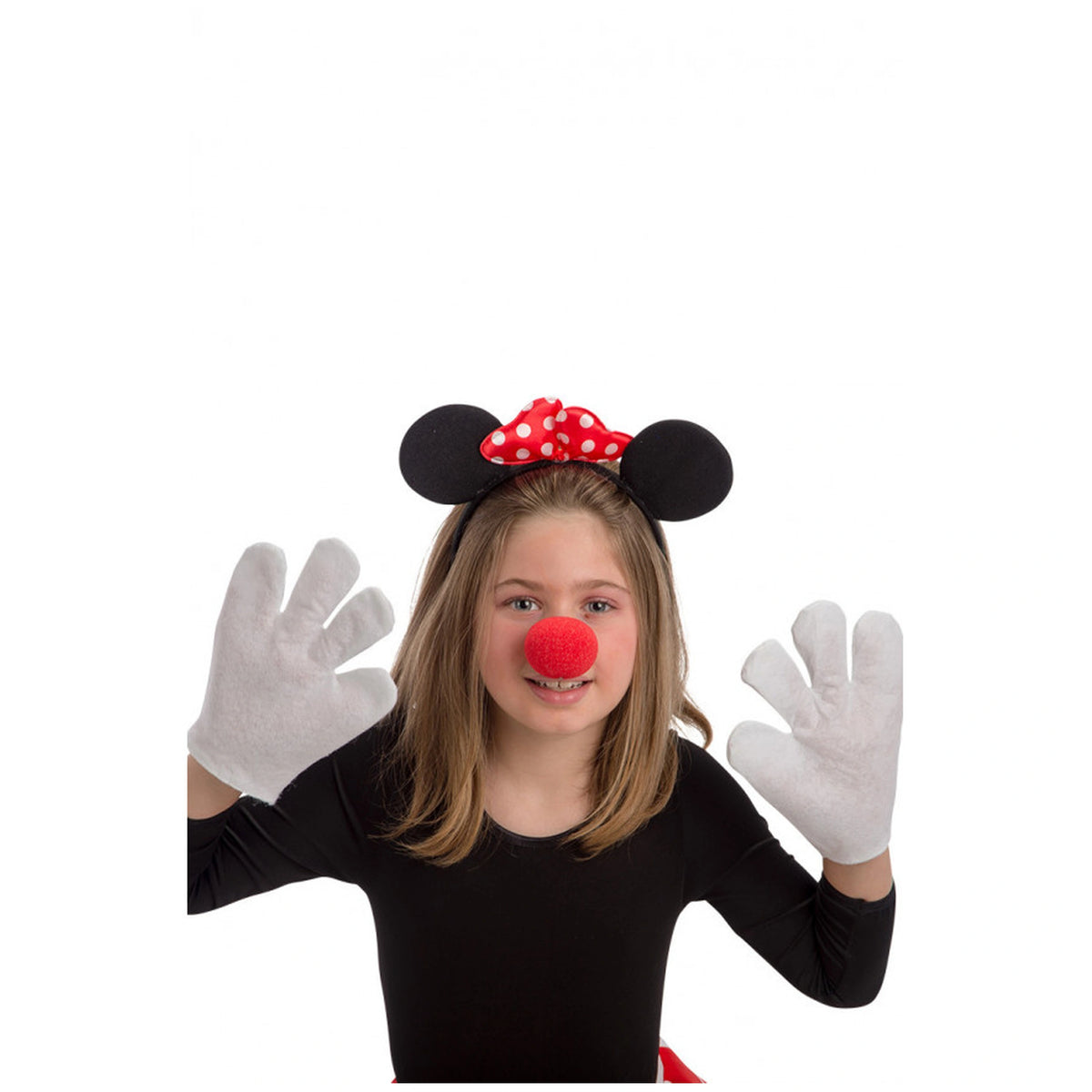 Carnival Toys - Minnie Mouse Dress Up Set With Headband Gloves And Nose For Fun Pretend Play - Pretend Professions And Role Playing