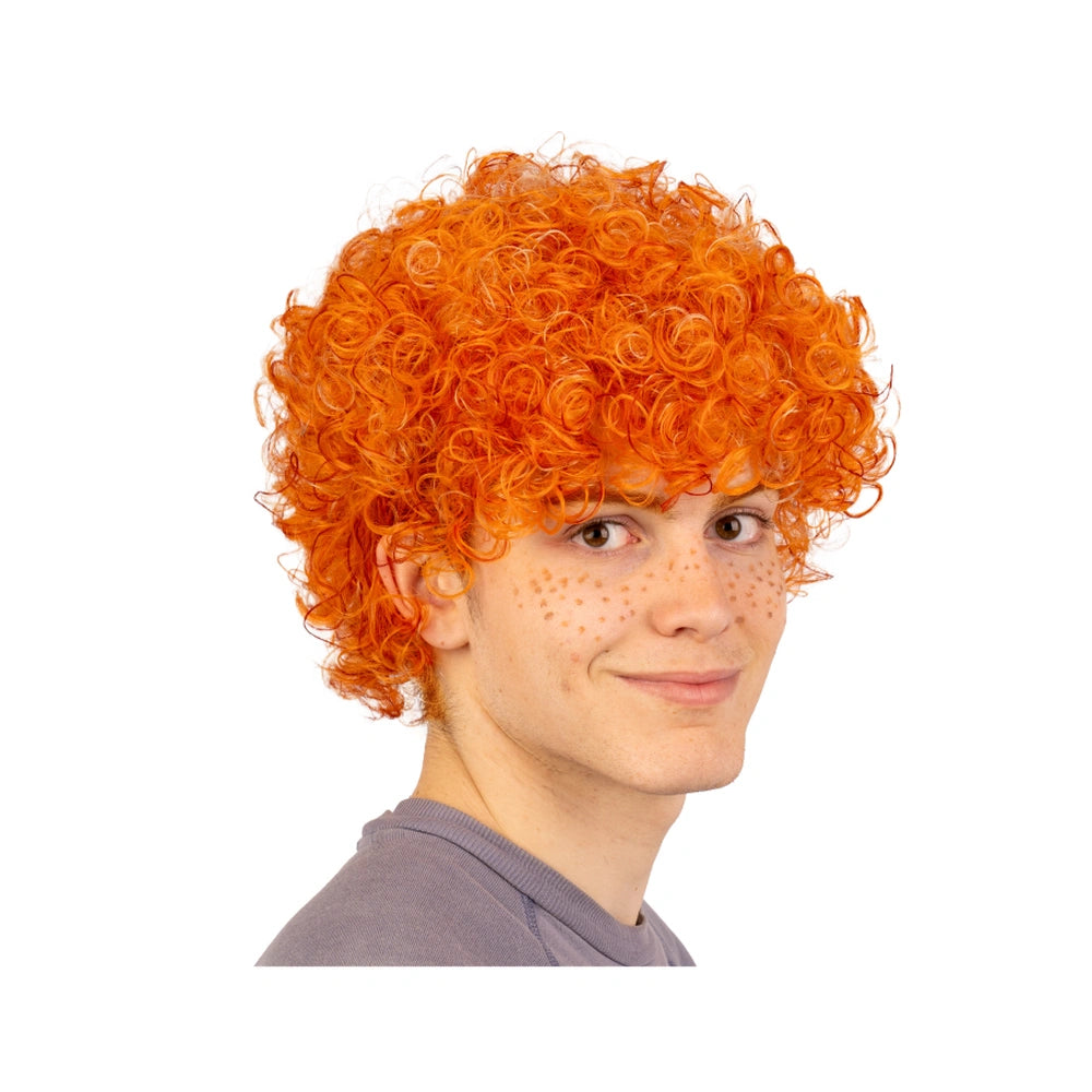 Carnavalspellen - Verkleed- en rollenspel - Krullend Rood Haar - Volwassen - Gemaakt in Italië
