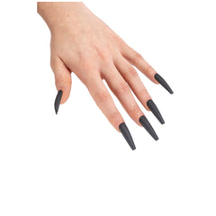 Carnival Toys - Set Lange Zwarte Nagels - Doen alsof Beroepen & Rollenspel