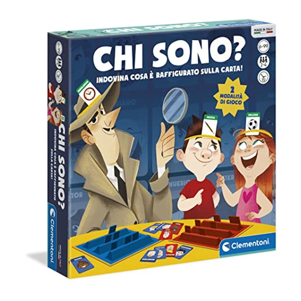 Clementoni - Chi Sono? Familie Bordspel - 6 - CLM11920 - Italiaanse Editie