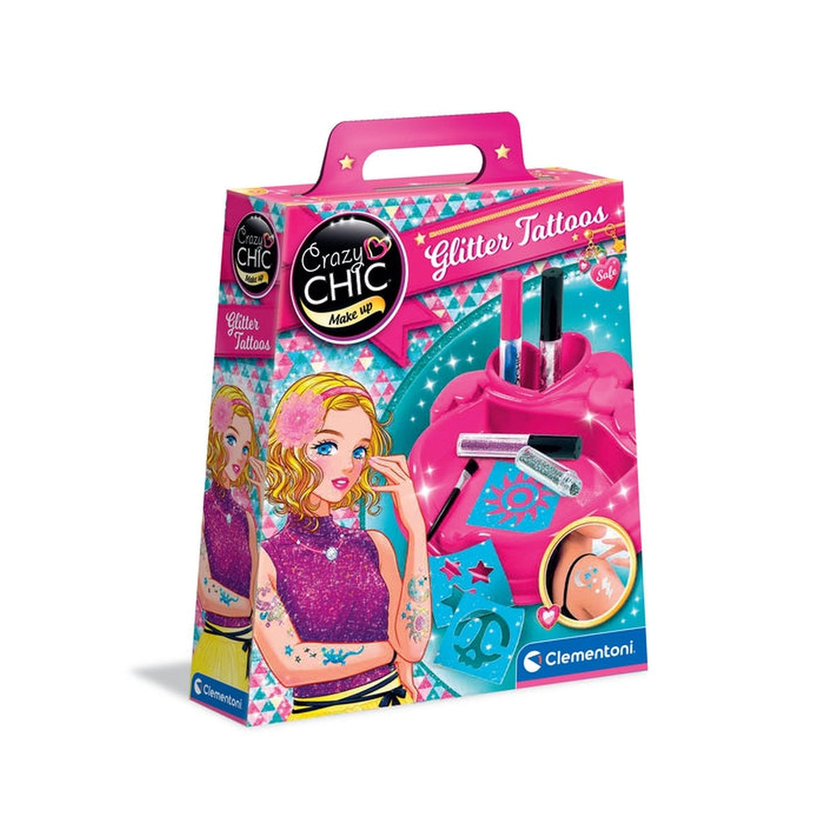 Clementoni Crazy Chic  - Glitter Tatoo Makeup