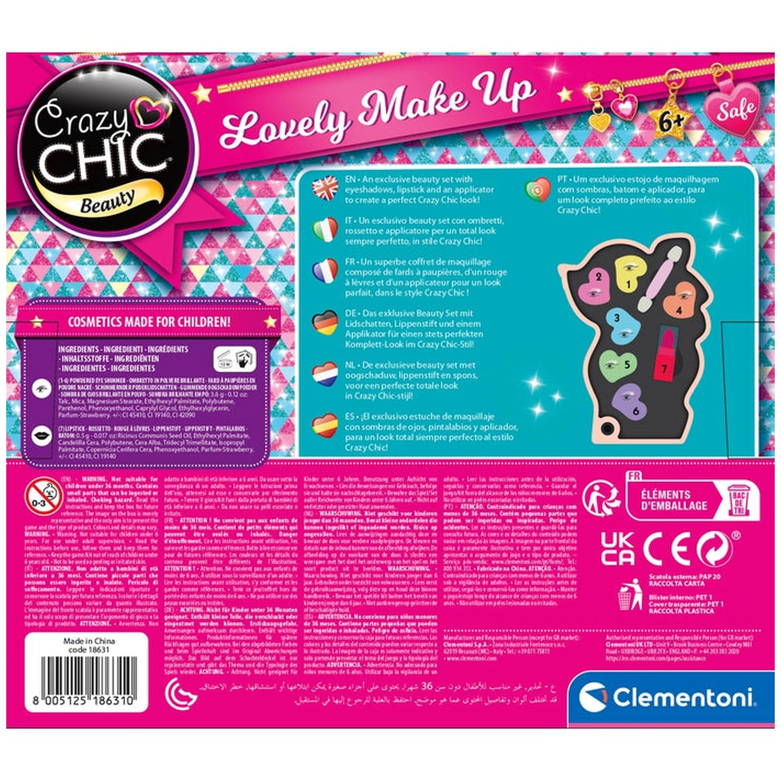 Clementoni Crazy Chic  - Lovely Make Up Fawn Playset