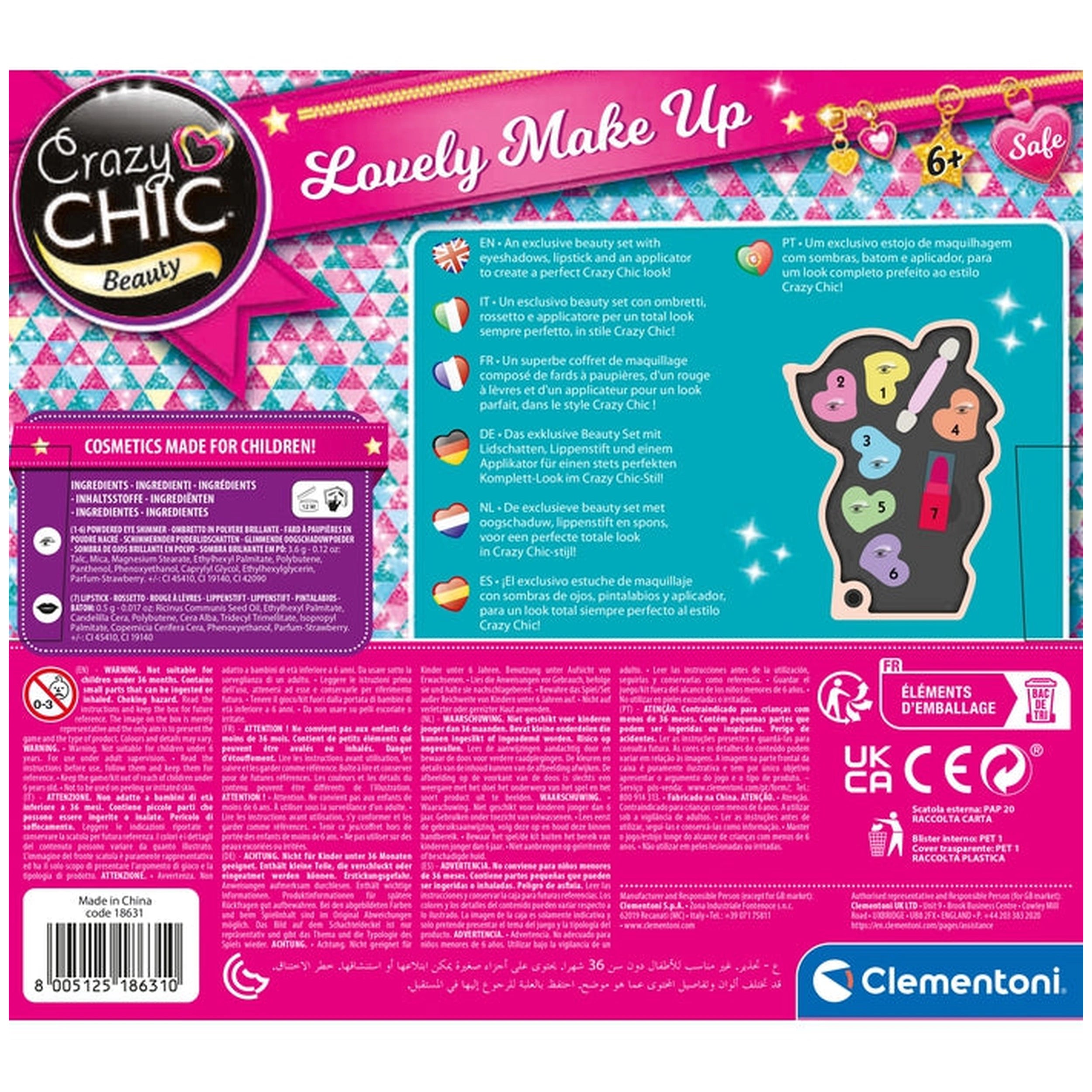 Clementoni Crazy Chic  - Lovely Make Up Fawn Playset