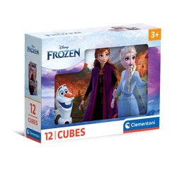 Clementoni - Disney Frozen Puzzle 12 Cubes