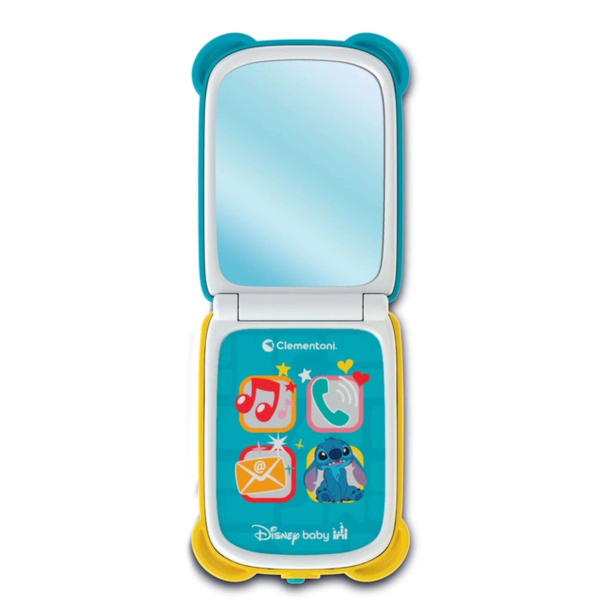 Clementoni - Disney-Stitch-Flip-Phone - Baby-Activity-Toys