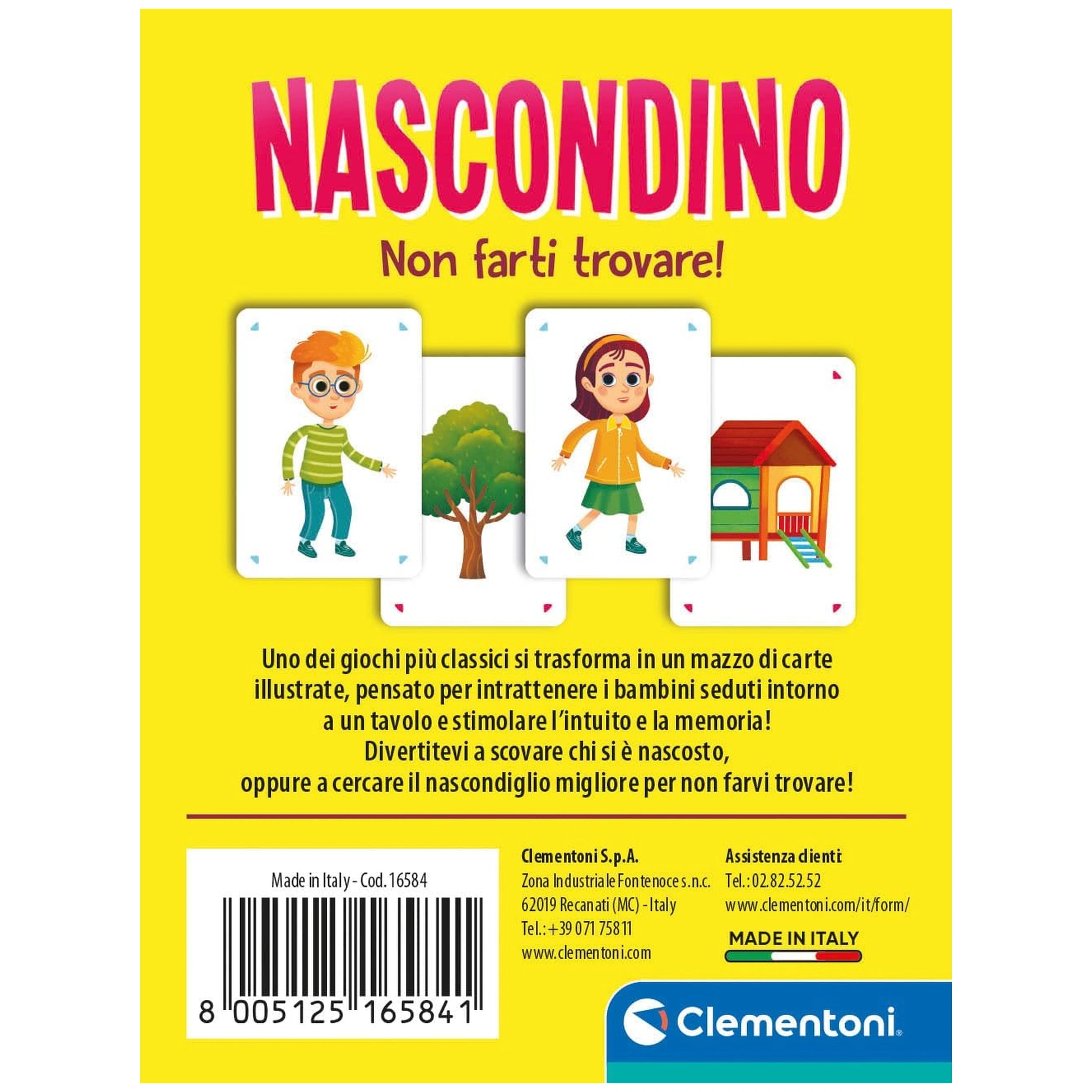 Clementoni - Verstoppertje Kaartspel - Kaartspellen