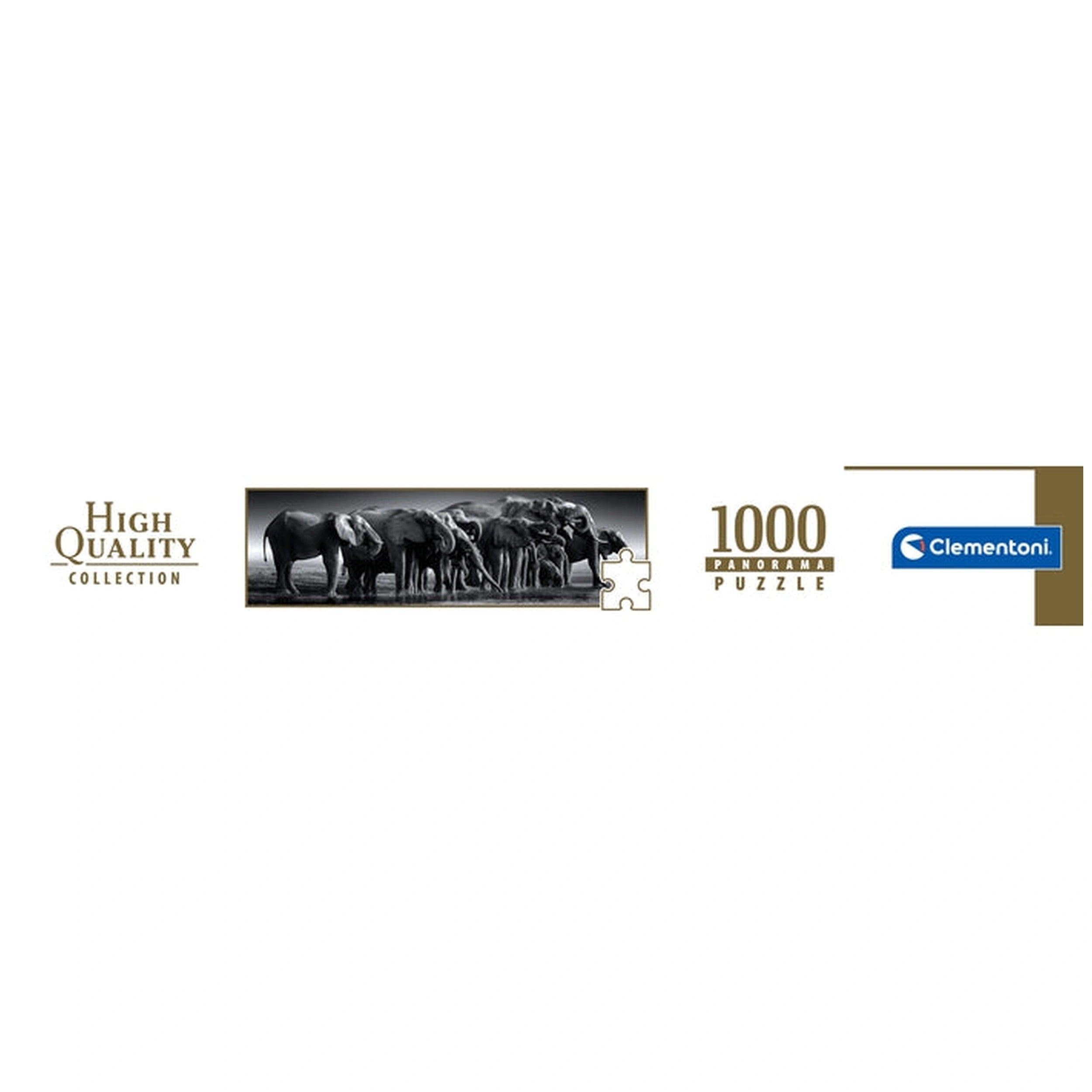 Clementoni High Quality Collection - Herd Of Giants 1000 Pcs Puzzle Panorama