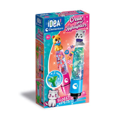 Clementoni - IDEA Maak Je Markers Schattige Huisdieren - Kunst & Ambachten
