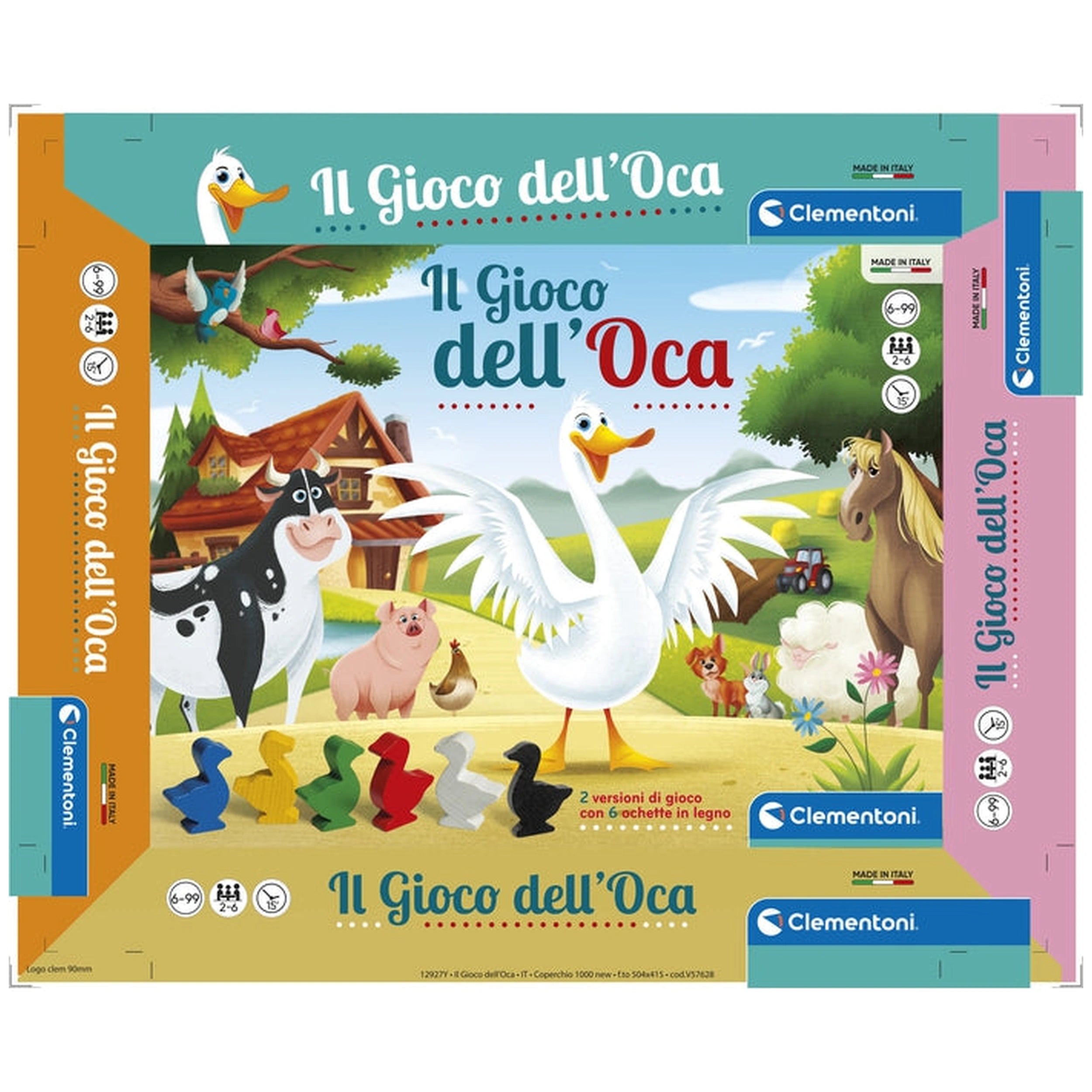 Clementoni - Il Gioco Dell'Oca Board Game - Italian Edition