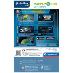Clementoni - Mappamondo Luminoso Educatieve Speelgoed - Italiaanse Editie