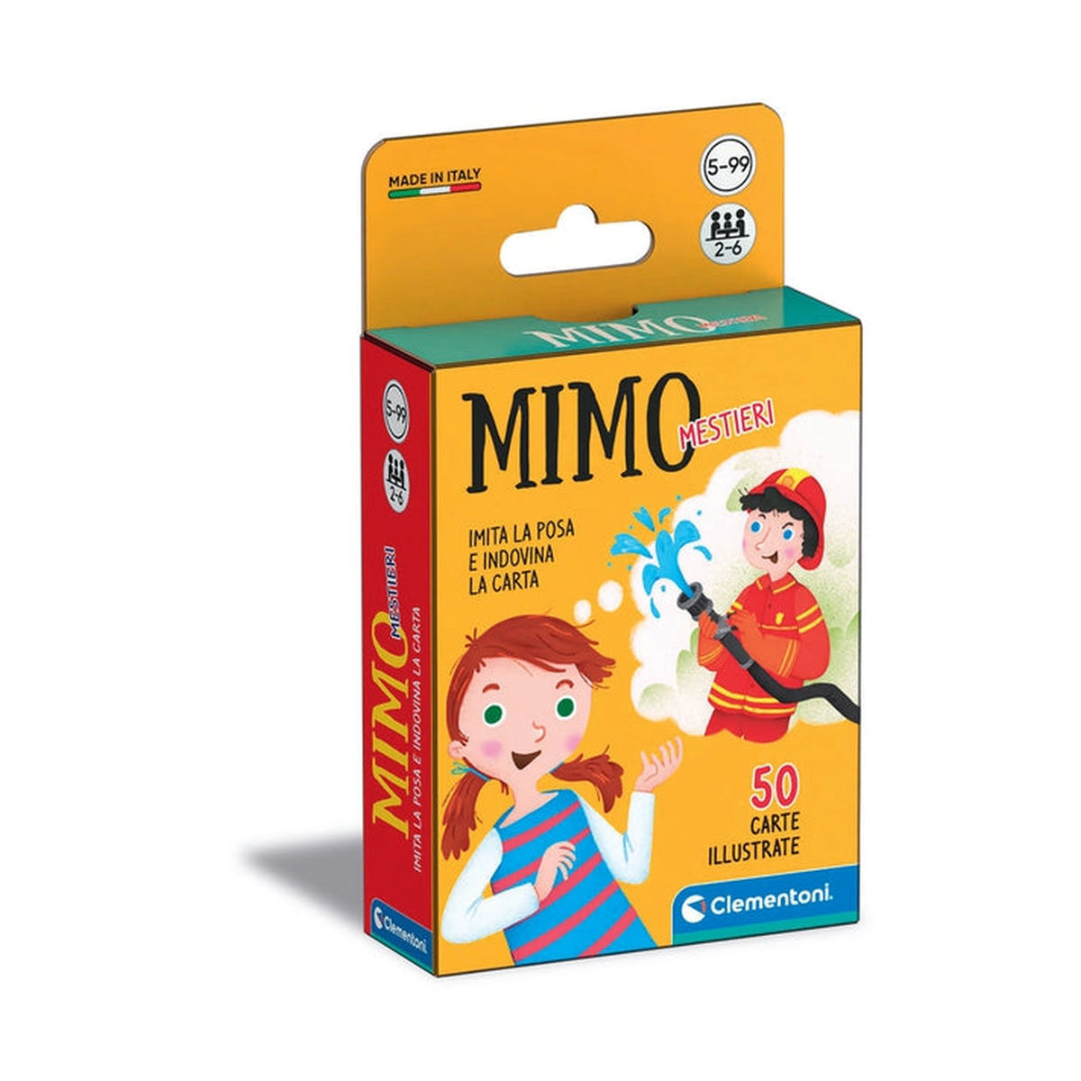 Clementoni - Mimo Mestieri Kaartspellen - Italiaanse Editie