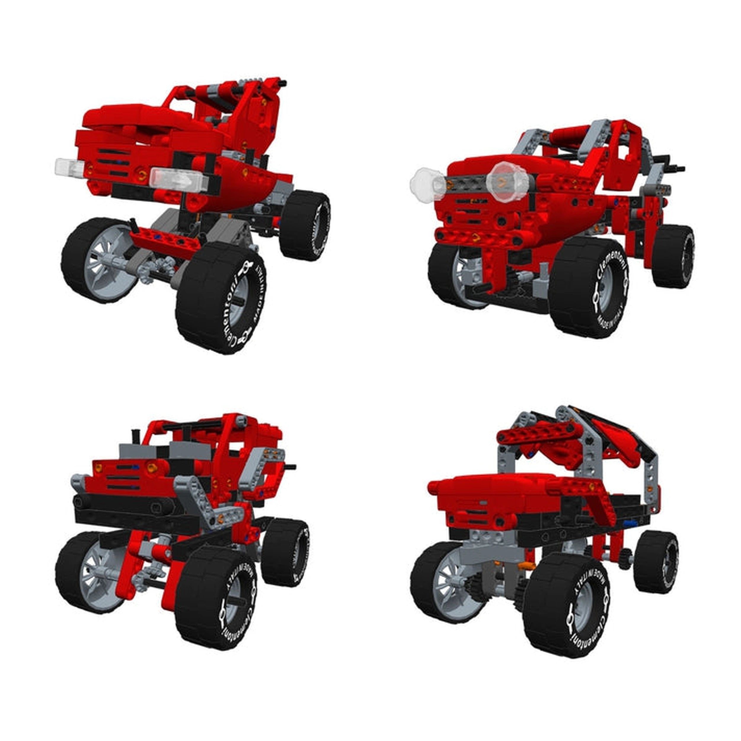 Clementoni Scienza E Gioco Build - Mechanics Build 10 Models - Monster Truck Construction Set Toys
