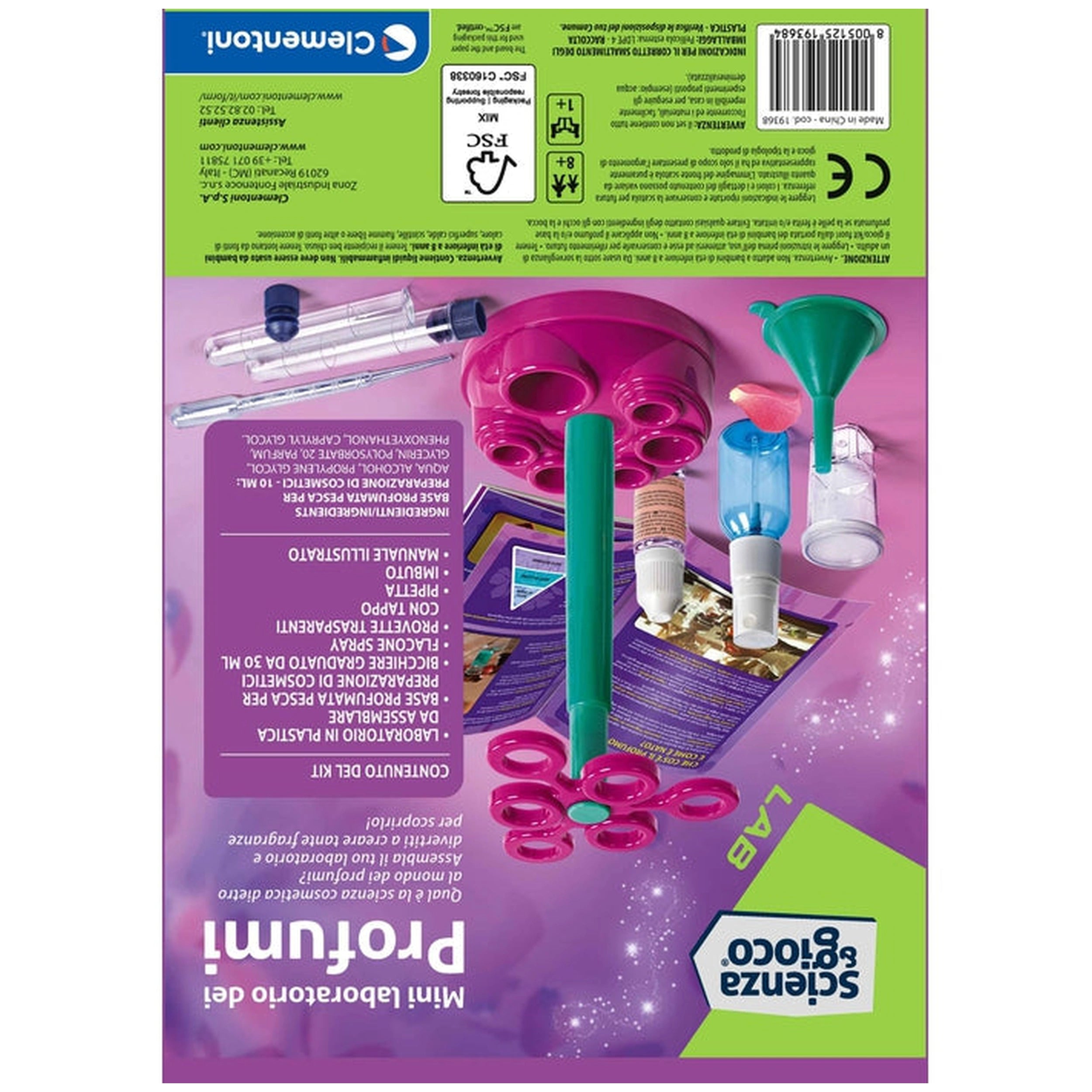 Clementoni Scienza E Gioco Lab - Mini Laboratorio Dei Profumi Toy Playsets - Italian Edition