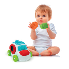 Clementoni Soft Clemmy - Aanraak, Beweeg en Speel Sensorische Auto Baby Activiteit Speelgoed