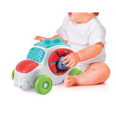 Clementoni Soft Clemmy - Aanraak, Beweeg en Speel Sensorische Auto Baby Activiteit Speelgoed