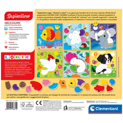 Clementoni - Spapientino-Logic-Numeri-e-Colori - Educatieve Speelgoed