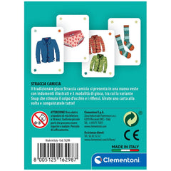 Clementoni - Straccia Camicia Kaartspellen - Italiaanse Editie