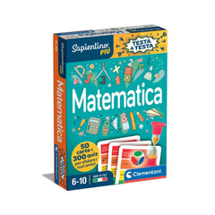 Clementoni - Testa A Testa Card Games Matematica - Italian Edition