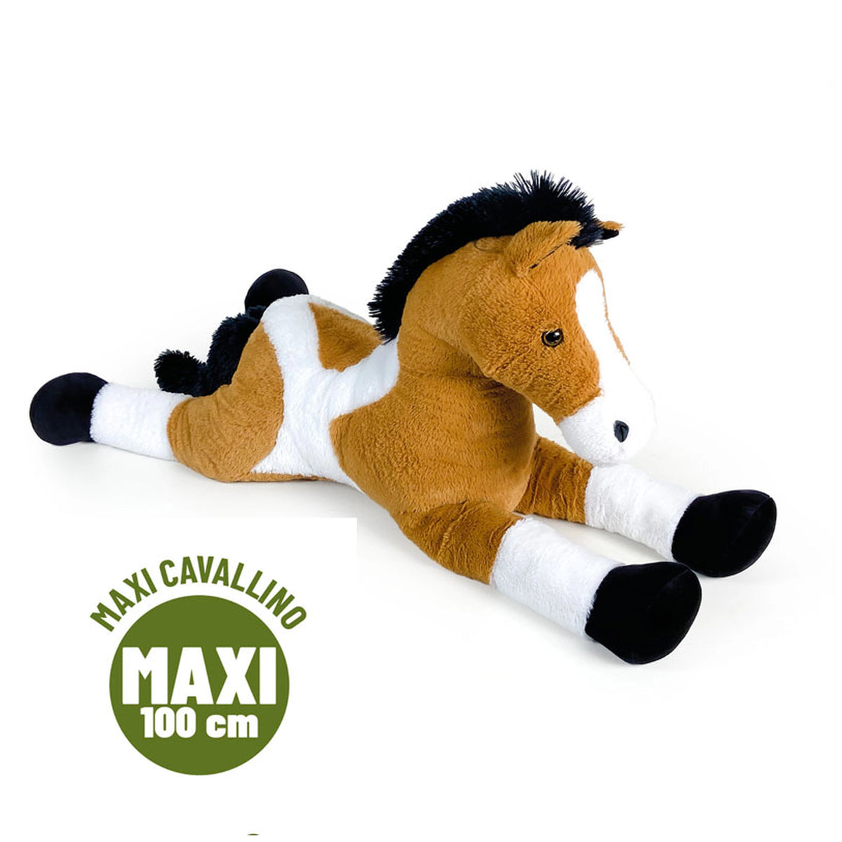 DECAR - Maxi Sitting Horse Plush 100 cm - Stuffed Animals