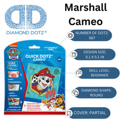 DIAMOND DOTZ - DOTZIES PAW PATROL Marshall Diamant Schilderen - Kunst & Ambachten