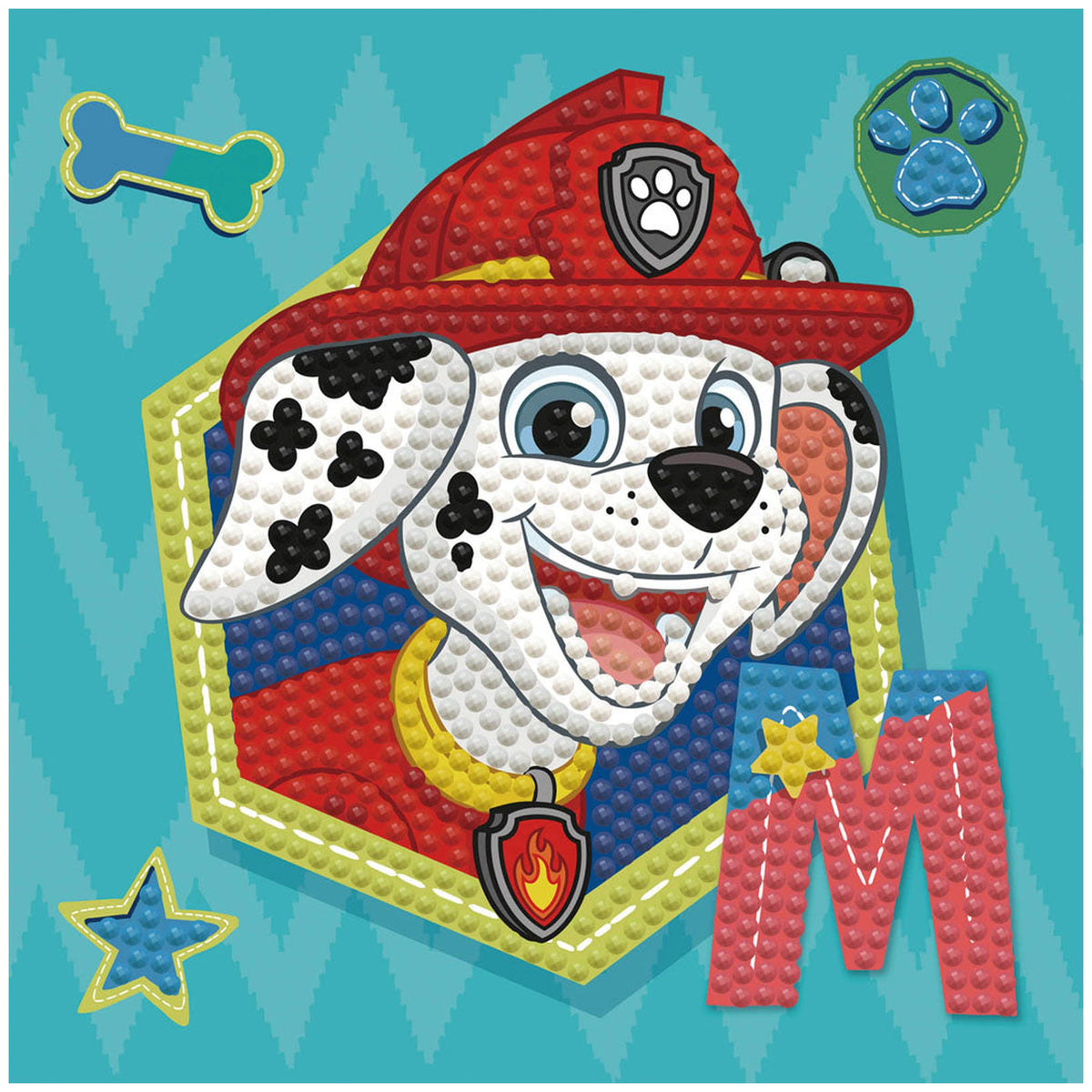 DIAMOND DOTZ - DOTZIES PAW PATROL Marshall Diamant Schilderen - Kunst & Ambachten