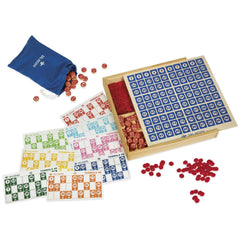 Dal Negro - Wooden Tombola 48 Cards Board Games Set