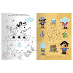 Dami Editore - Attività, Tatuaggi e Sticker - Pirati - Books Age +3 - DME58188A - Italian Edition
