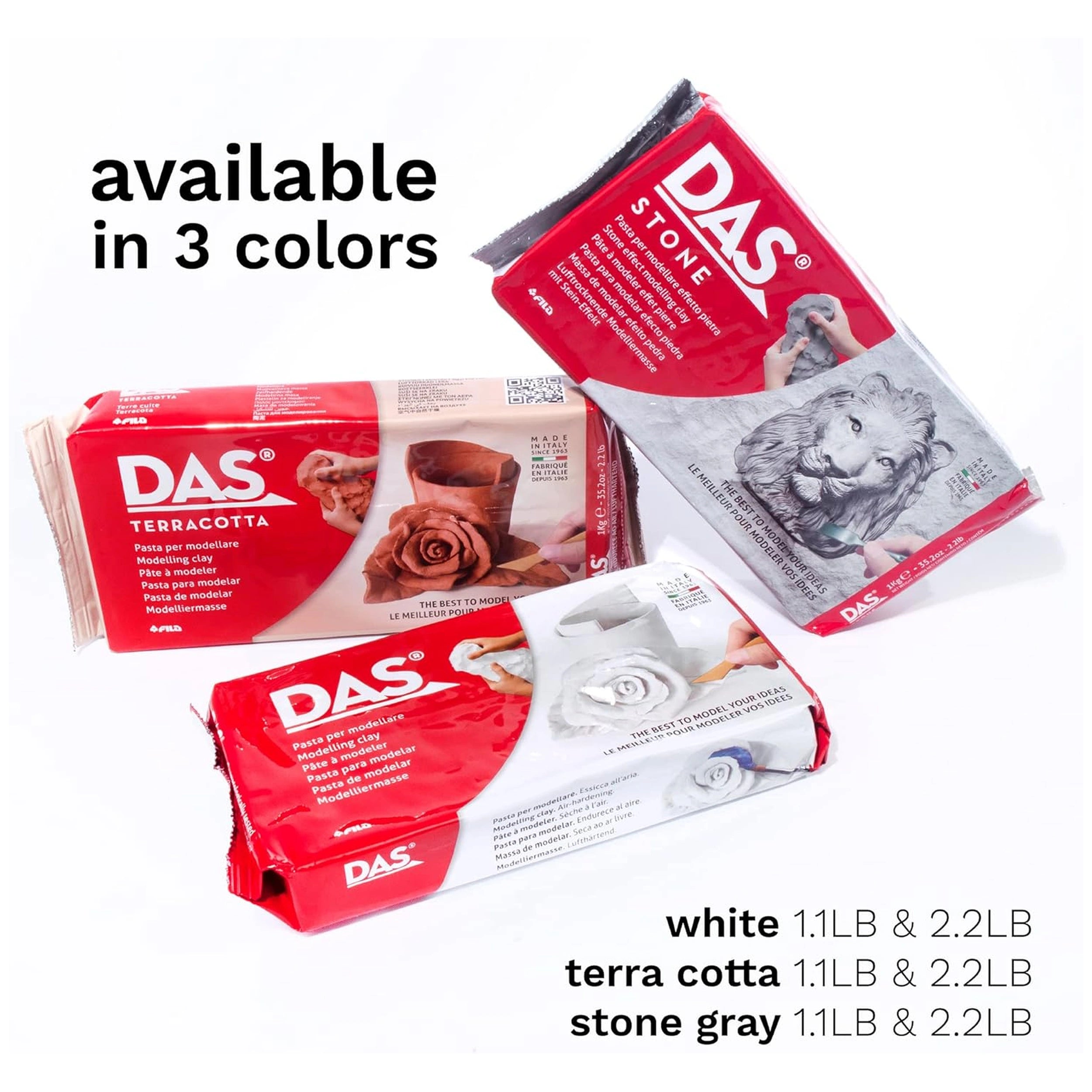 Das Modeling Clay - Terra-Cotta 1 Kg. - Kunst & Ambachten