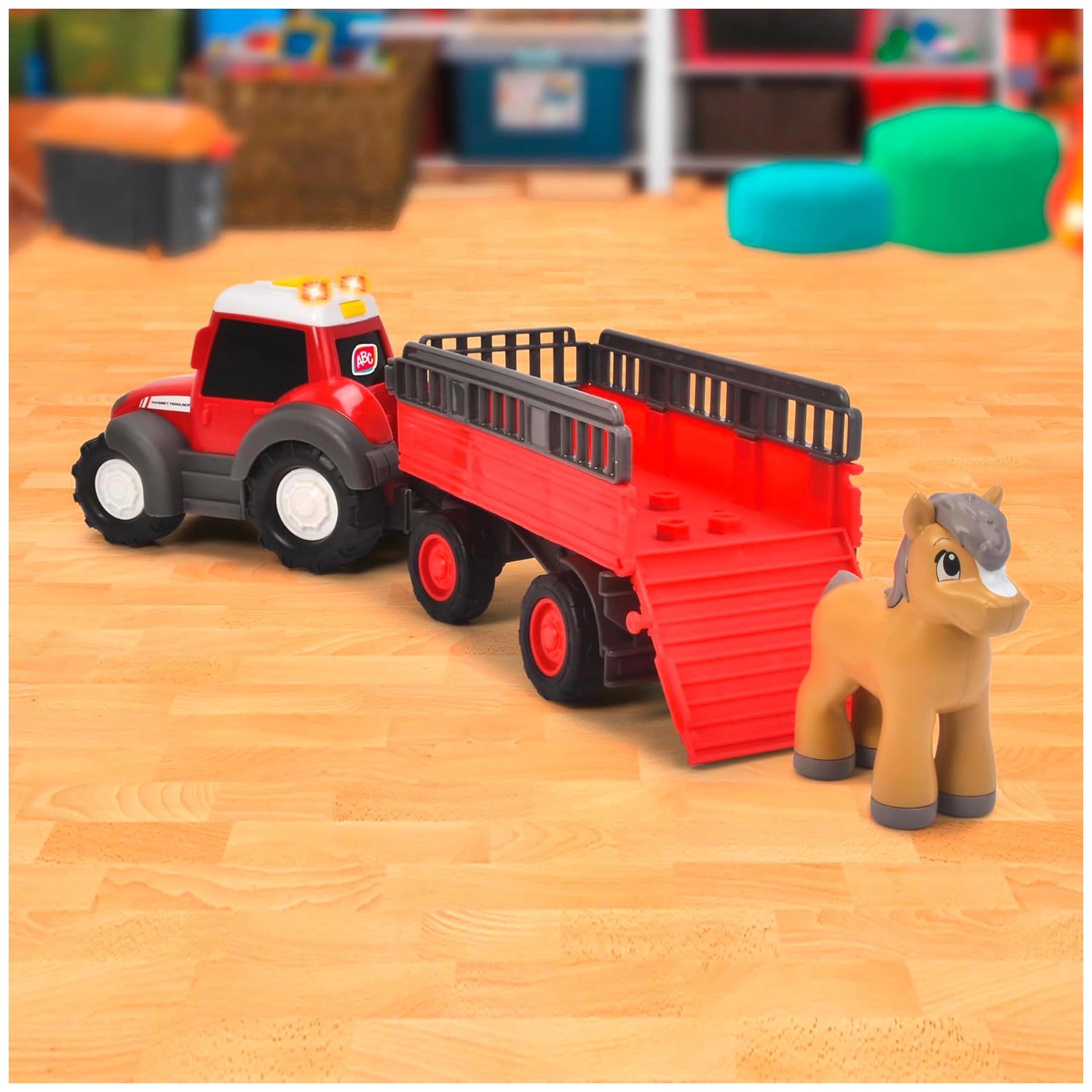Dickie - ABC-Massey-Ferguson-Speelvoertuig