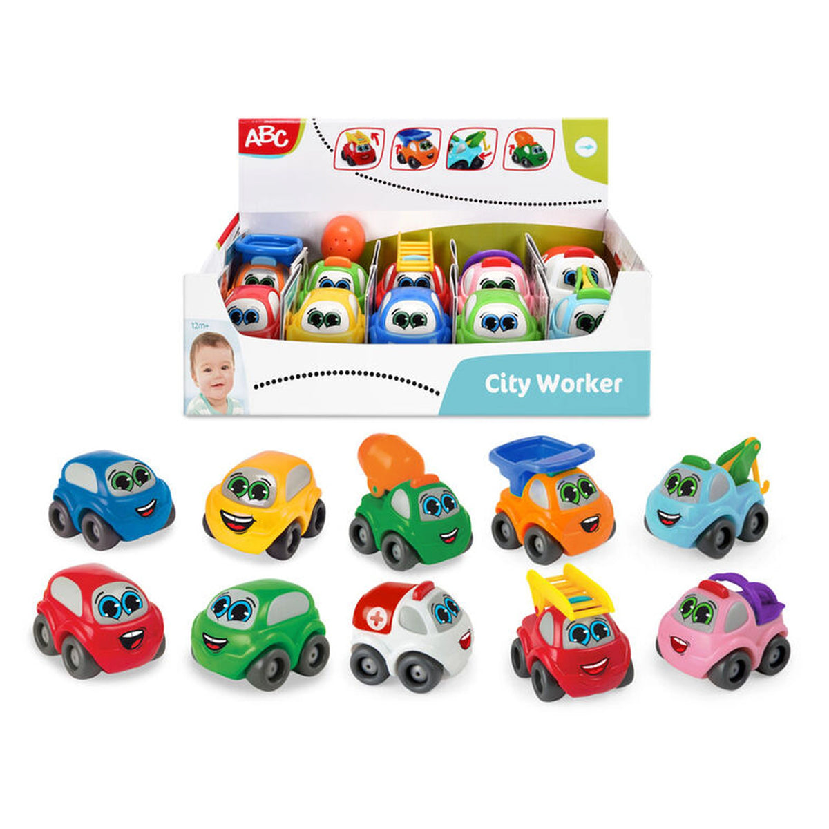 Dickie - Abc City Worker Assortiment Speelvoertuigen