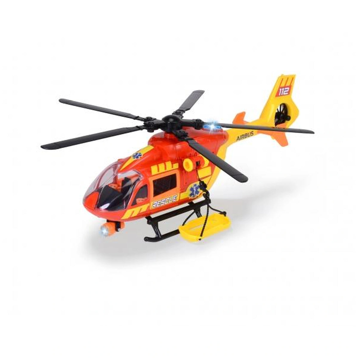 Dickie - Ambulancehelikopter Airbus H145 met Lichten en Geluiden Speelvoertuigen